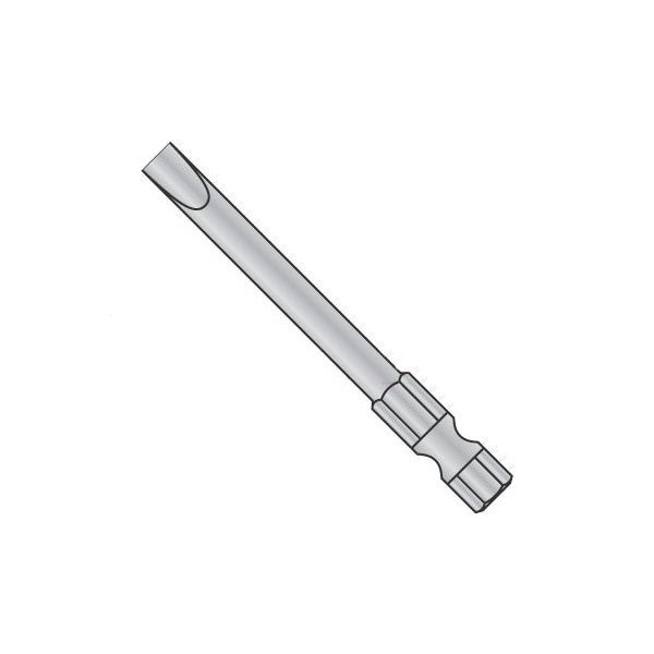 Newport Fasteners 10-12 X 1 15/16 Slotted Power Bits/Point Size: #10 - #12/Length 1 15/16"/Shank: 1/4" , 60PK - 300538