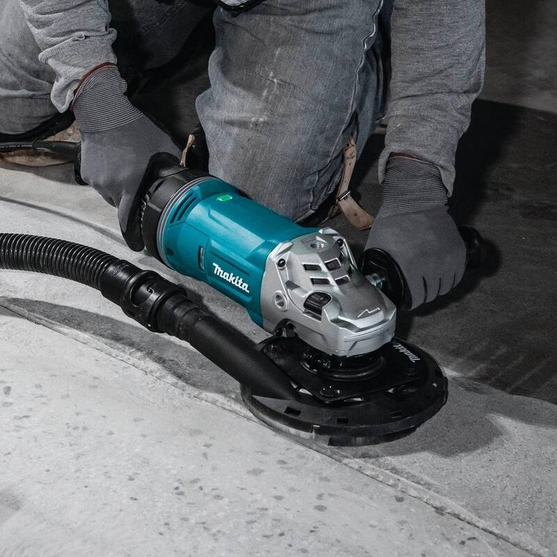 Esmeriladora angular con cable de 9 pulgadas Makita con tecnología AFT y freno - GA9070X1