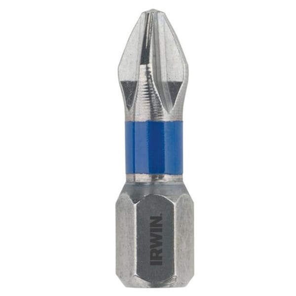 Irwin Industrial Tool HA3053002 No. 2 Torsion Phillips Insert Bit .25 in. Shank 1 in. Long Carded - IR98809