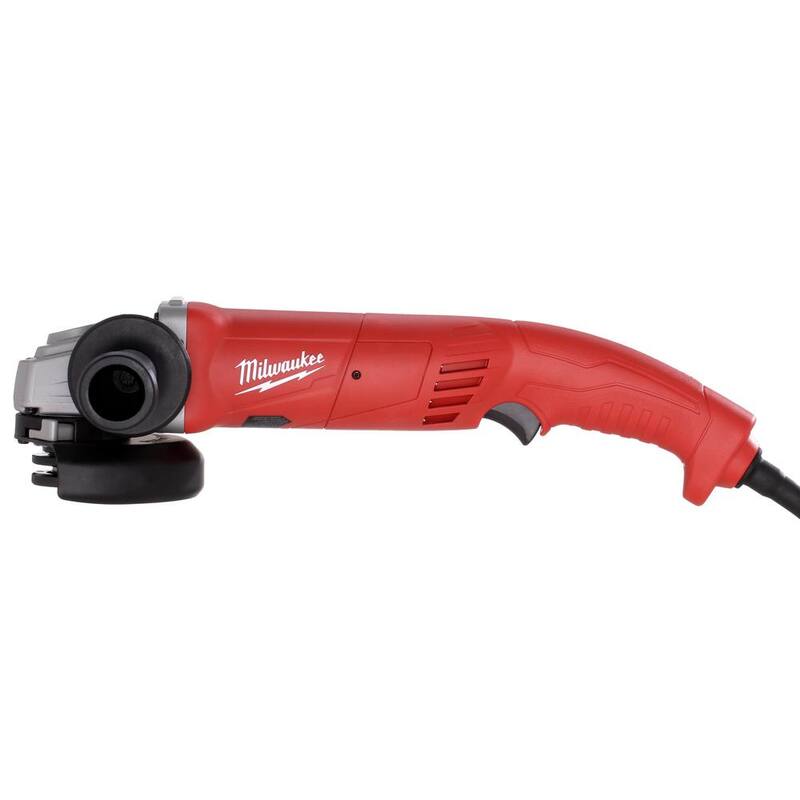 Milwaukee 11 Amp 5 pulgadas AC/DC Mini Amoladora Angular con Agarre de Gatillo - 6121-31A