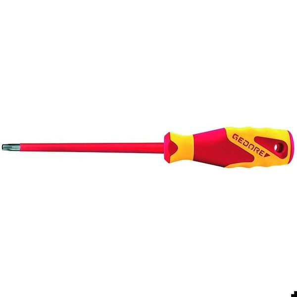 Gedore Insulated Screwdriver, Torx T20x7" Torx(R) T20 - VDE 2163 TX T20
