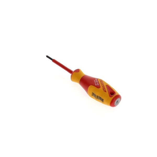 Gedore Insulated Screwdriver, Pozi 0x5-2/3" Pozidriv(R) #0 - VDE 2160 PZ 0