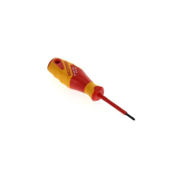 Gedore Insulated Screwdriver, Pozi 0x5-2/3" Pozidriv(R) #0 - VDE 2160 PZ 0
