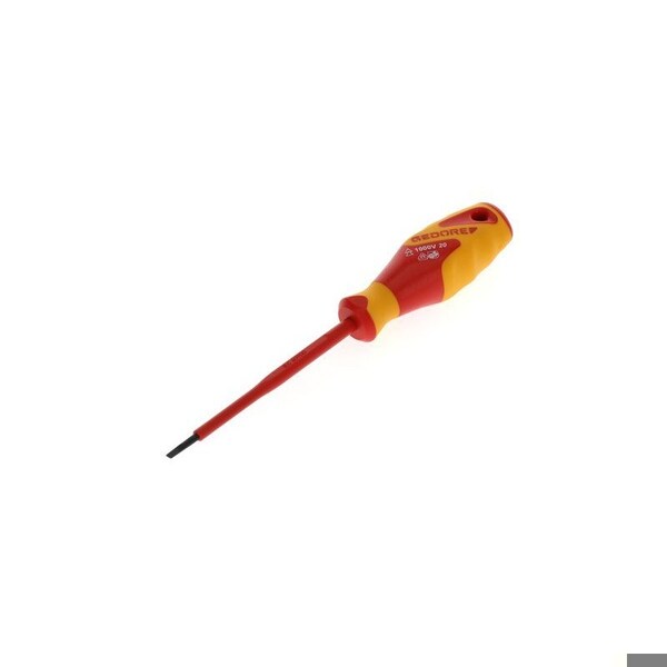 Gedore Insulated Screwdriver, Slotted, 3mm Slotted 3mm x 0.5mm - VDE 2170 3