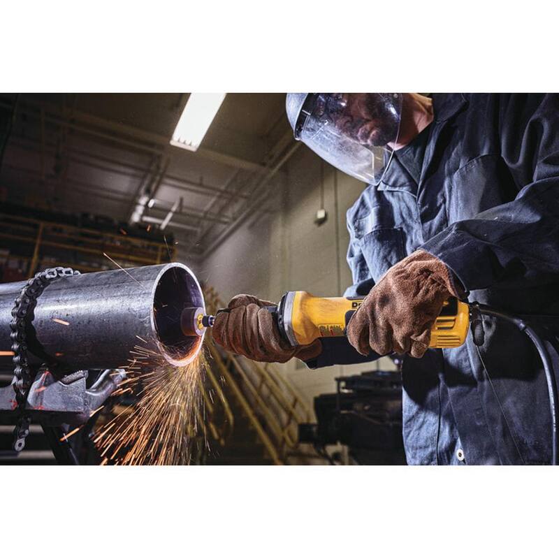 DEWALT 13 Amperes con Cable 2 pulgadas Amoladora de Troqueles sin Escobillas de Velocidad Variable con Interruptor de Paleta - DWE4997NVS.