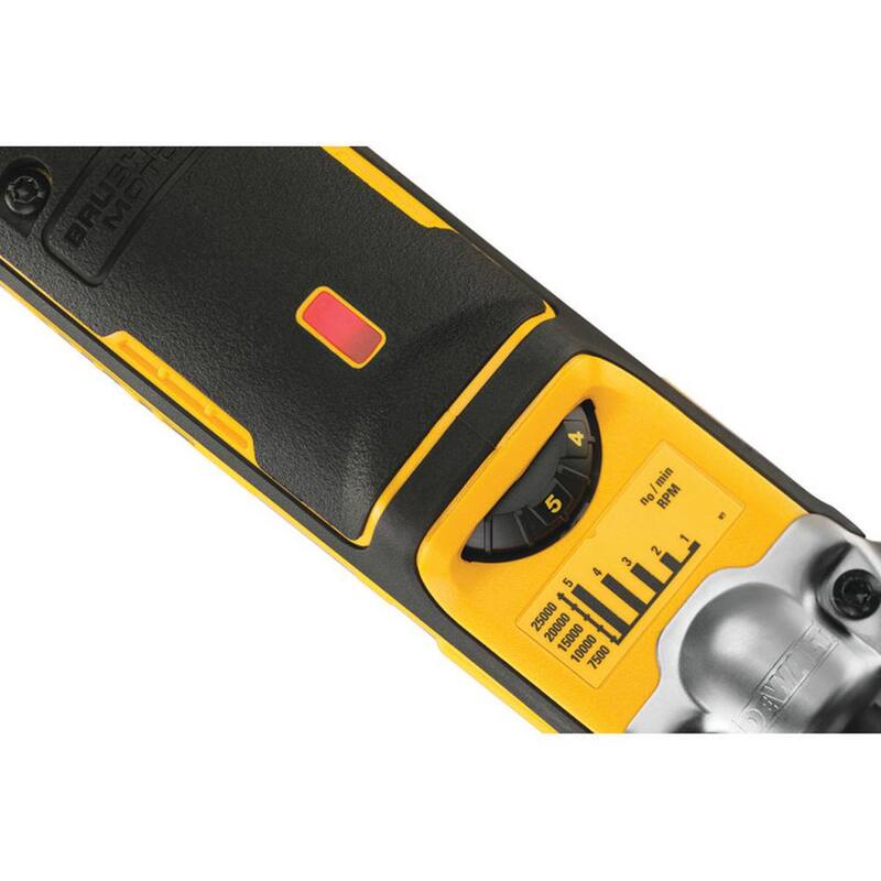 DEWALT 13 Amperes con Cable 2 pulgadas Amoladora de Troqueles sin Escobillas de Velocidad Variable con Interruptor de Paleta - DWE4997NVS.