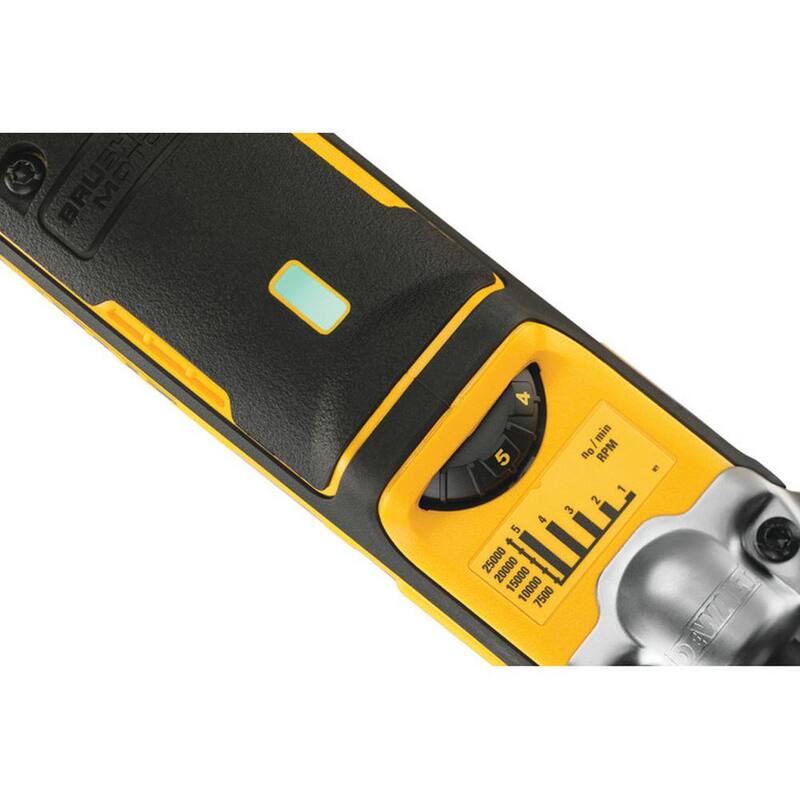 DEWALT 13 Amperes con Cable 2 pulgadas Amoladora de Troqueles sin Escobillas de Velocidad Variable con Interruptor de Paleta - DWE4997NVS.