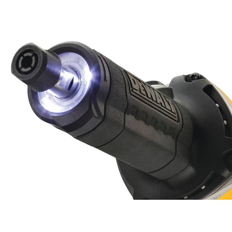 DEWALT 13 Amperes con Cable 2 pulgadas Amoladora de Troqueles sin Escobillas de Velocidad Variable con Interruptor de Paleta - DWE4997NVS.