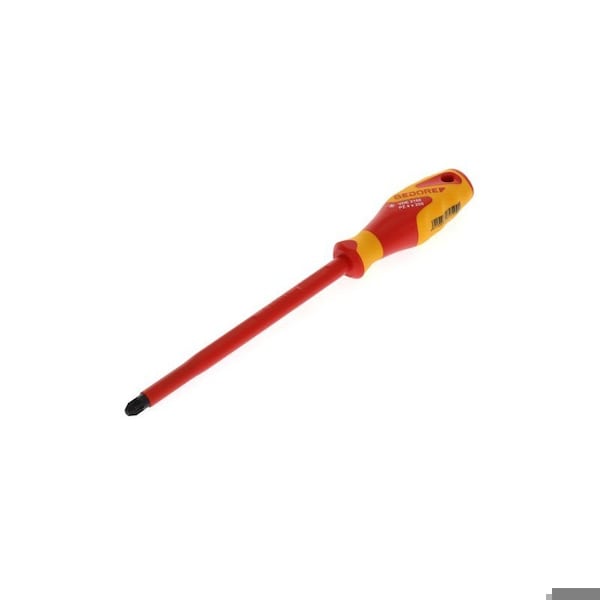 Gedore Insulated Screwdriver, Pozi 4"x12-1/2" Pozidriv(R) #4 - VDE 2160 PZ 4
