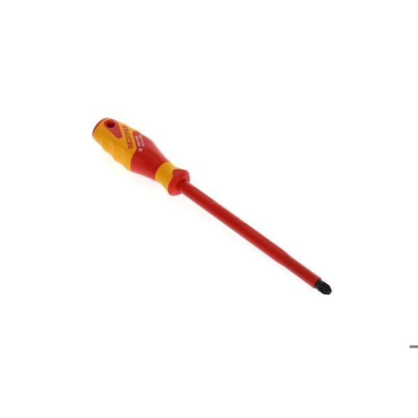 Gedore Insulated Screwdriver, Pozi 4"x12-1/2" Pozidriv(R) #4 - VDE 2160 PZ 4