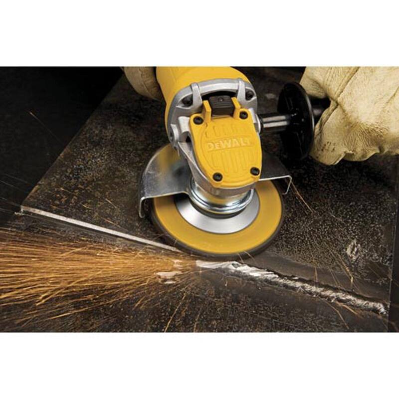 DEWALT 9 Amperios con Cable 4.5 in. Amoladora Angular Pequeña con Interruptor de Paleta sin Bloqueo - DWE4120N
