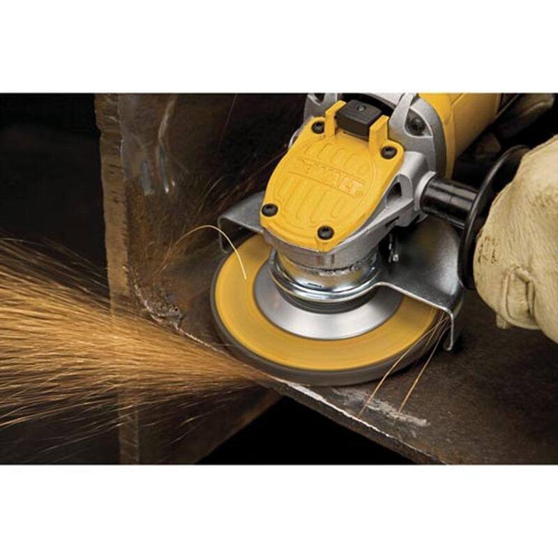 DEWALT 9 Amperios con Cable 4.5 in. Amoladora Angular Pequeña con Interruptor de Paleta sin Bloqueo - DWE4120N
