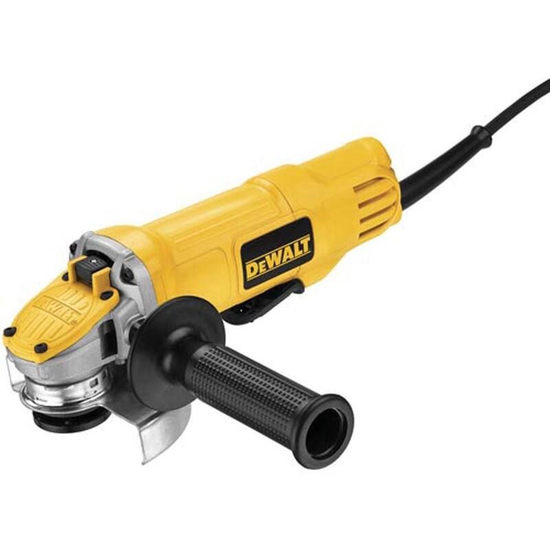 DEWALT 9 Amperios con Cable 4.5 in. Amoladora Angular Pequeña con Interruptor de Paleta sin Bloqueo - DWE4120N