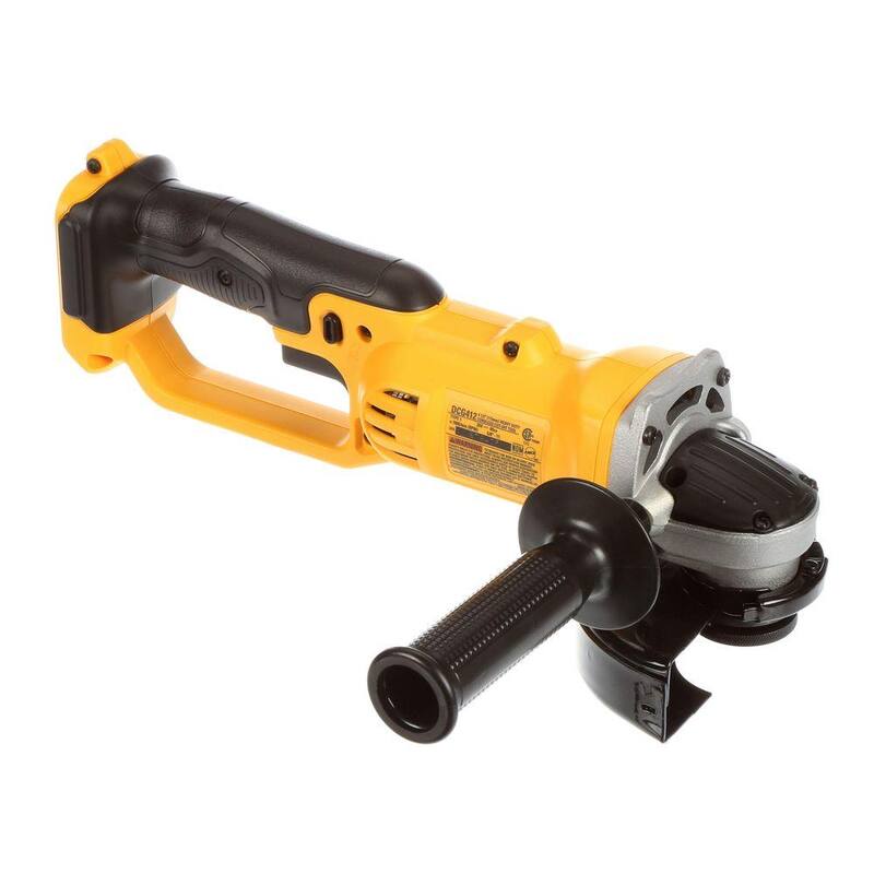 DEWALT 20V MAX Amoladora inalámbrica de 4.5 pulgadas - 5 pulgadas y (1) Batería de iones de litio compacta de 20V MAX 3.0Ah - DCG412BW230