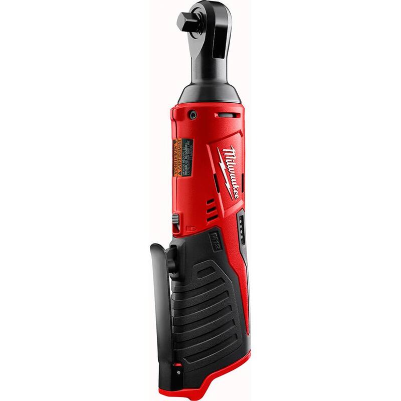 Milwaukee M12 FUEL 12V Lithium-Ion 1/4 pulg. Kit de rectificadora recta inalámbrica con M12 3/8 pulg. Trinquete - 2486-22-2457-20