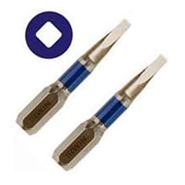 Irwin No. 1 Torsion SQ Recess Insert Bit .25 in. Shank 1 in. Long Carded - HA3053005