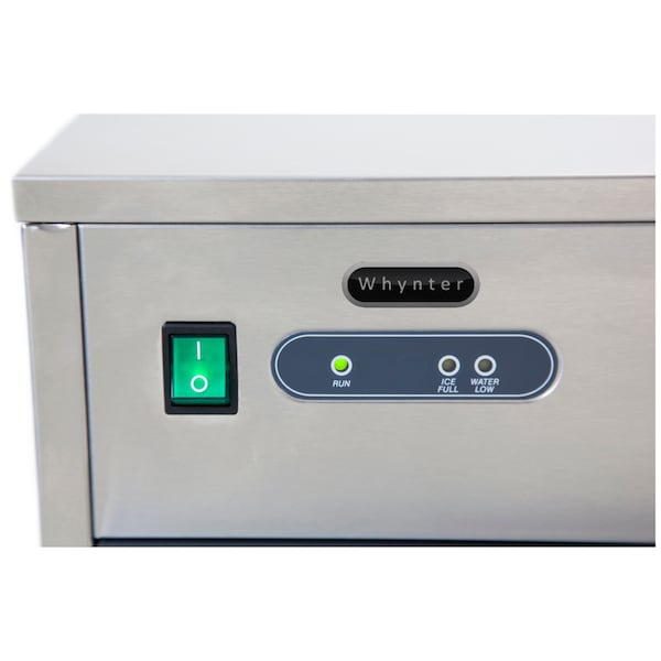 Whynter 15” W X 23” H X 18" D Ice Maker, Ice Production Per Day: 44 lbs. - FIM-450HS