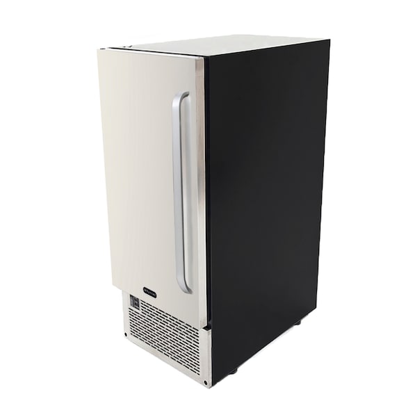 Whynter 15" W X 33" H X 28" D Ice Maker, Ice Production Per Day: 50 lbs. - UIM-502SS