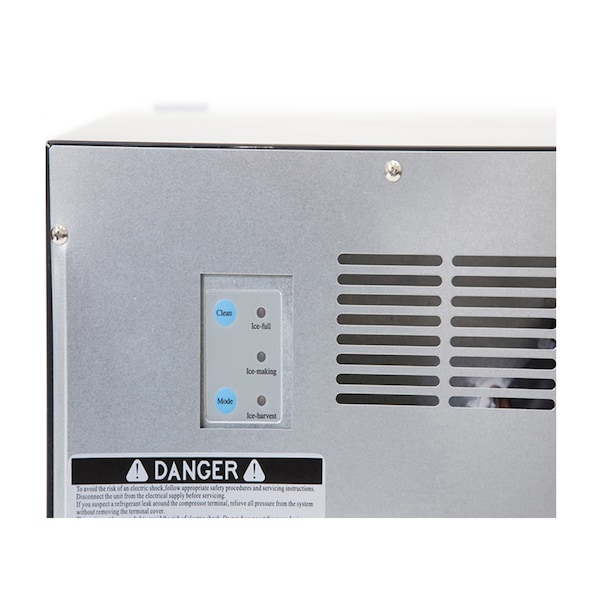 Whynter 15" W X 33" H X 28" D Ice Maker, Ice Production Per Day: 50 lbs. - UIM-502SS
