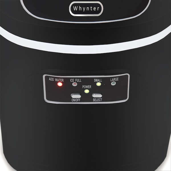 Whynter 9-1/2" W X 13″ H X 14″ D Ice Maker, Ice Production Per Day: 27 lbs. - IMC-270MB