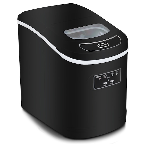 Whynter 9-1/2" W X 13″ H X 14″ D Ice Maker, Ice Production Per Day: 27 lbs. - IMC-270MB