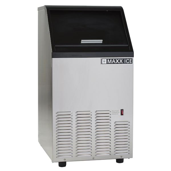 Maxx Ice Icemaker 75 lb, Commercial Freestanding, Energy Star Qualified, SS - MIM75