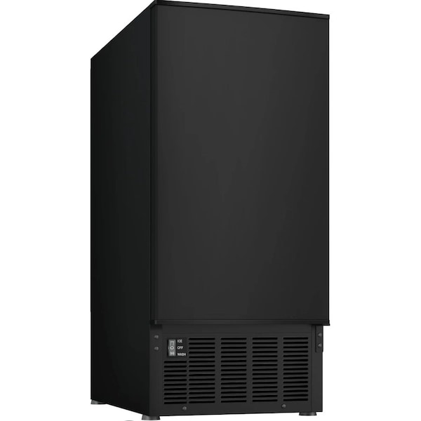 Edgestar 15 Inch Wide 25 Lbs Capacity BuiltIn Ice Maker with 50 Lbs Daily Ice Production - IB450BL