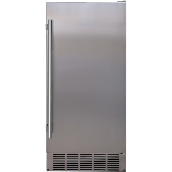 Edgestar 15 Inch Wide BuiltIn Ice Maker with 25 Lbs Storage Capacity and Up to 25 Lbs Daily Ice Production - IB250SS