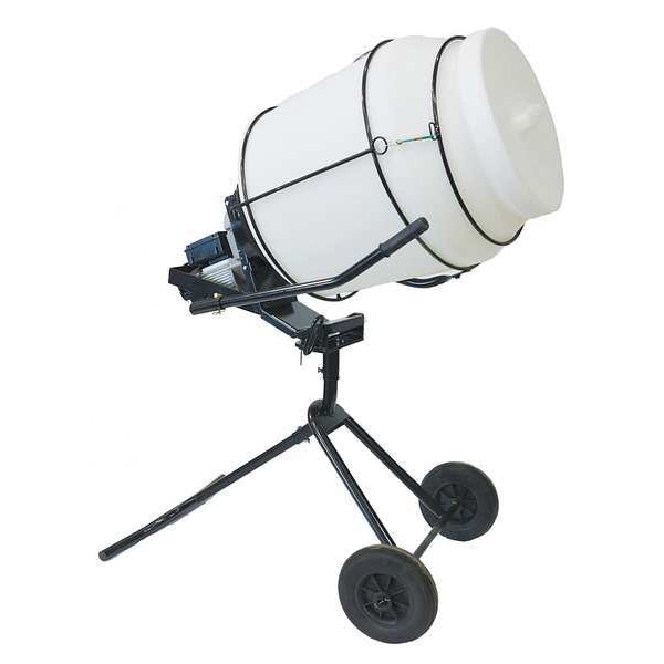 Kushlan Products White Food Grade Mixer, 120V, 3/4HP - 450DD