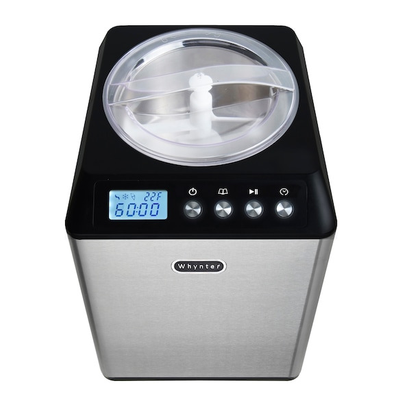 Whynter 2.1 Qt Upright Ice Cream Maker with Stainless Steel Bowl  - ICM-201SB