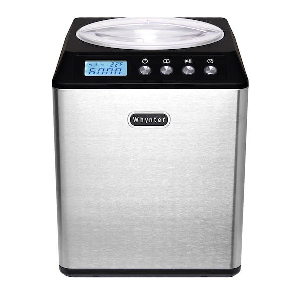 Whynter 2.1 Qt Upright Ice Cream Maker with Stainless Steel Bowl  - ICM-201SB
