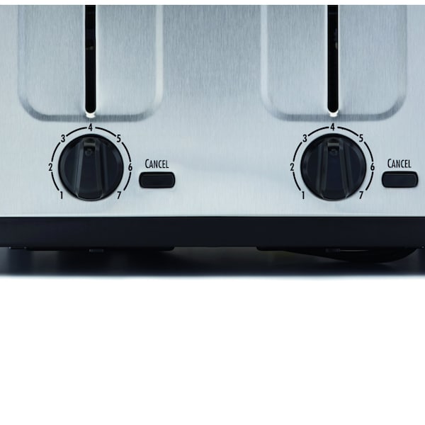 Hamilton Beach Metal Silver 4 slot Toaster 10.9 in. H X 11.2 in. W X 7.5 in. D - 24910