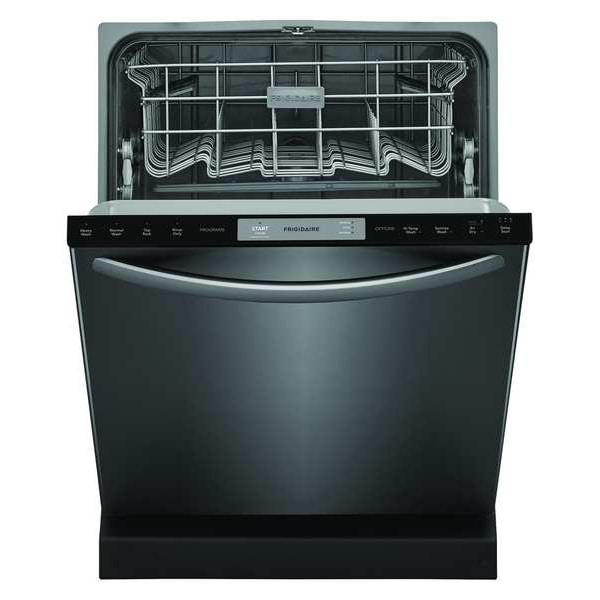 Frigidaire Dishwasher, 24-23/64" W, 120VAC, Black - FDPH4316AD