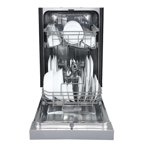 Edgestar 18 Inch Wide 8 Place Setting Energy Star Rated BuiltIn Dishwasher - BIDW1802BL