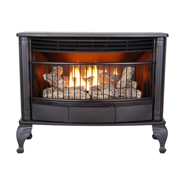 Procom Heating Procom Ventless Dual Fuel Gas Stove - 25,000 Btu, T-Stat Control - QNSD250T