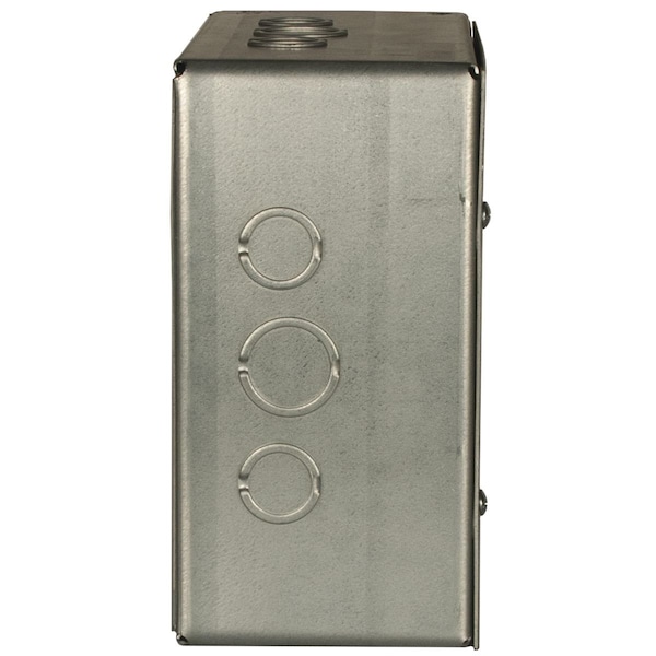 Wiegmann Carbon Steel Electrical Enclosures, 8 in H, 4 in D, 8 in W, NEMA 1, Screw On - SC080804G