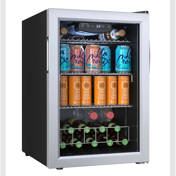Edgestar 17 Inch Wide 80 Can Capacity Extreme Cool Beverage Center - BWC91SS