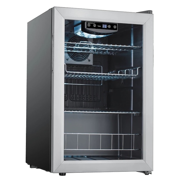 Edgestar 17 Inch Wide 80 Can Capacity Extreme Cool Beverage Center - BWC91SS