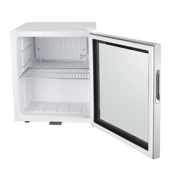 Whynter Beverage Refrigerator With Lock, Stainless Steel 62 Can Capacity - BR-062WS