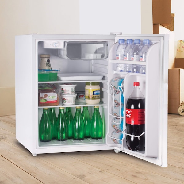 Commercial Cool 2.6 Cu. Ft. Refrigerator, Freezer, White - CCR26W