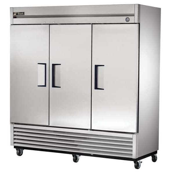 True Commercial Refrigerator, 72 cu ft, Stainless Steel - T-72-HC