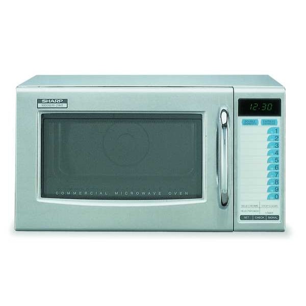 Sharp Stainless Steel Commercial Professional Microwave Oven 0.95 cu ft - R21LTF