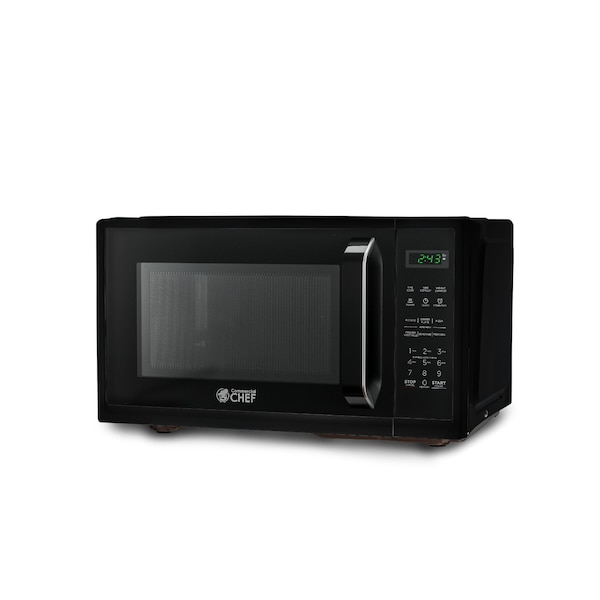 Commercial Chef 0.9 cu ft. Countertop Microwave Oven, Black - CHM9MB