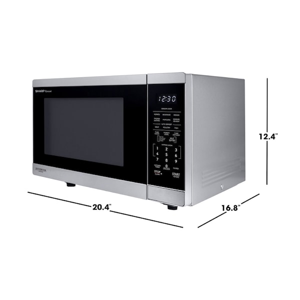 Sharp 1.4 CF Countertop Microwave Oven, Orville Redenbacher's Certified - ZSMC1464KS