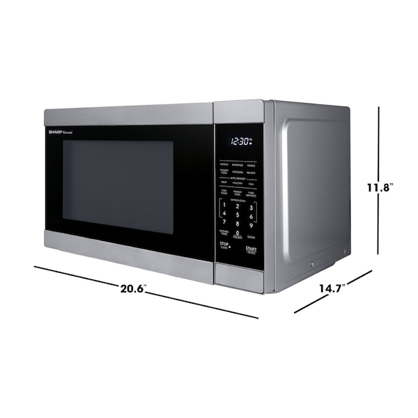 Sharp 1.1 CF Countertop Microwave Oven, Orville Redenbacher's Certified - ZSMC1162KS