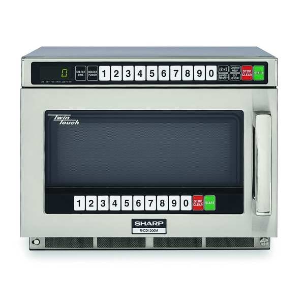 Sharp Stainless Steel Commercial Professional Microwave Oven 0.75 cu ft - RCD1200M