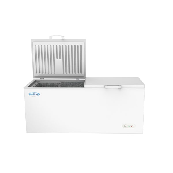 Koolmore Commercial Deep Chest Freezer with Two Wire Basket, 20 cu. ft. Extra Large Food and Meat Storage - SCF-20C