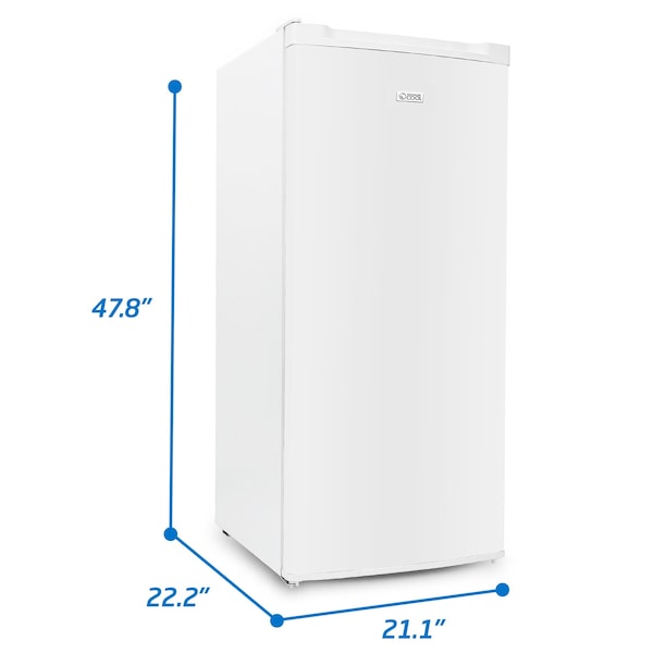 Commercial Cool 5.0 Cu. Ft. Upright Freezer, White - CCUL50W6