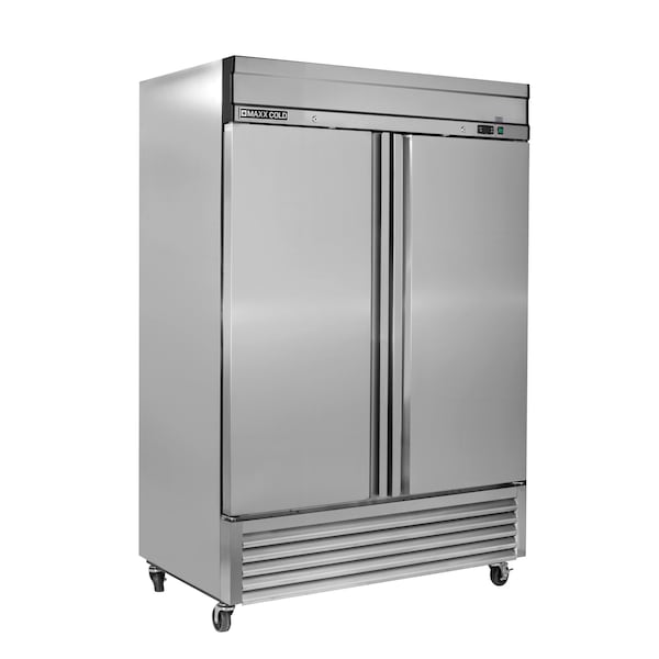 Maxx Cold Reach-In Freezer, Double Door, Bottom Mount 42.9 CUFT - MXSF-49FD