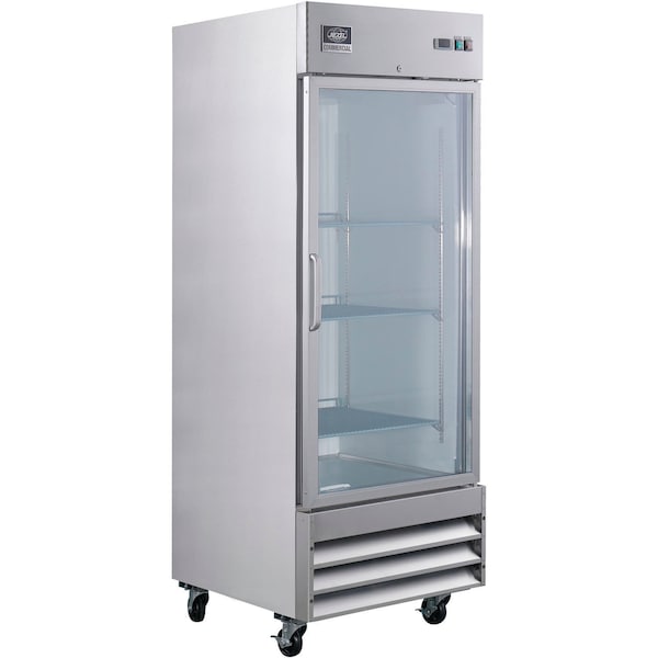 Nexel Reach In Freezer, Glass Door, 23 Cu. Ft. - CFD-1FF-G-HC
